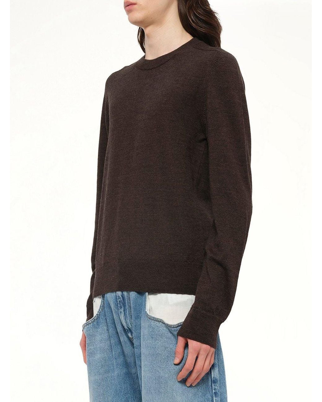 Maison Margiela Black Gauge 12 Knit Sweater for men