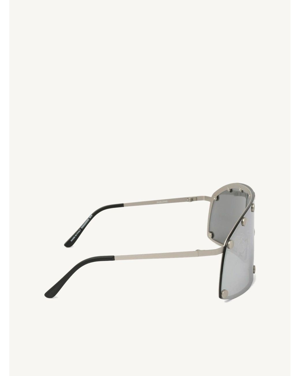 Rick Owens Gray Shielding Sunglasses for men