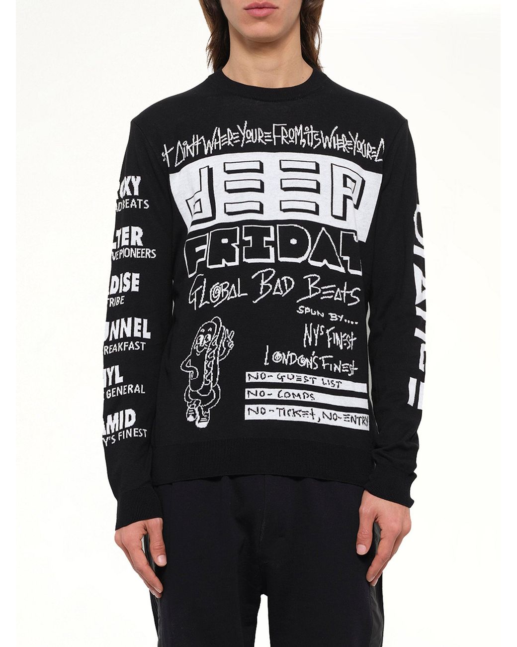 KENZO Black Pullover for men