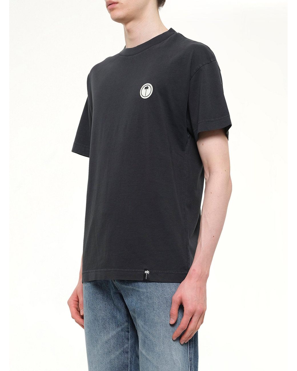 Palm Angels Black Palm Shadow Regular T-Shirt for men