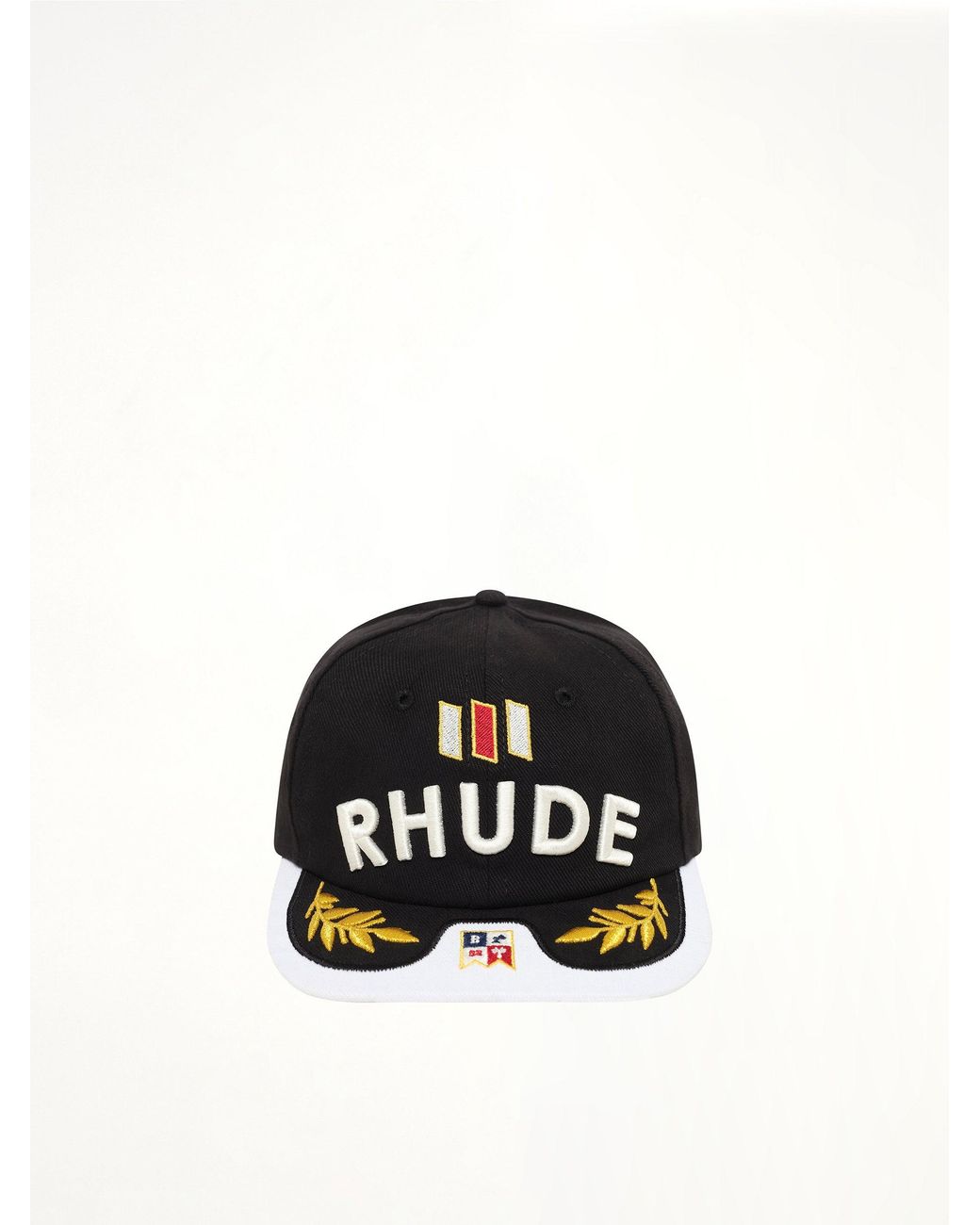 Rhude Black Souvenir Logo Hat for men