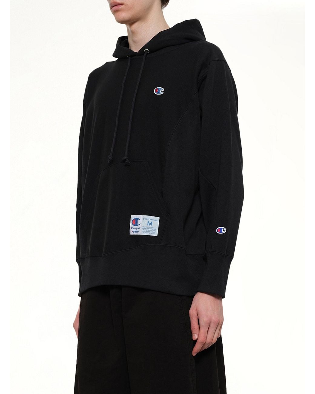 Undercover Black Champion X Uc Hoodie for men