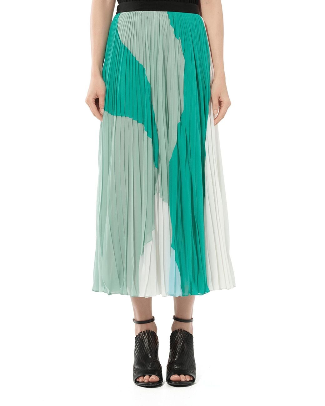Emilio Pucci Green Skirt, /Wht