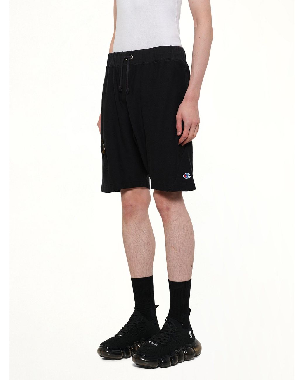 Undercover Black Champion X Uc Sweatshorts for men