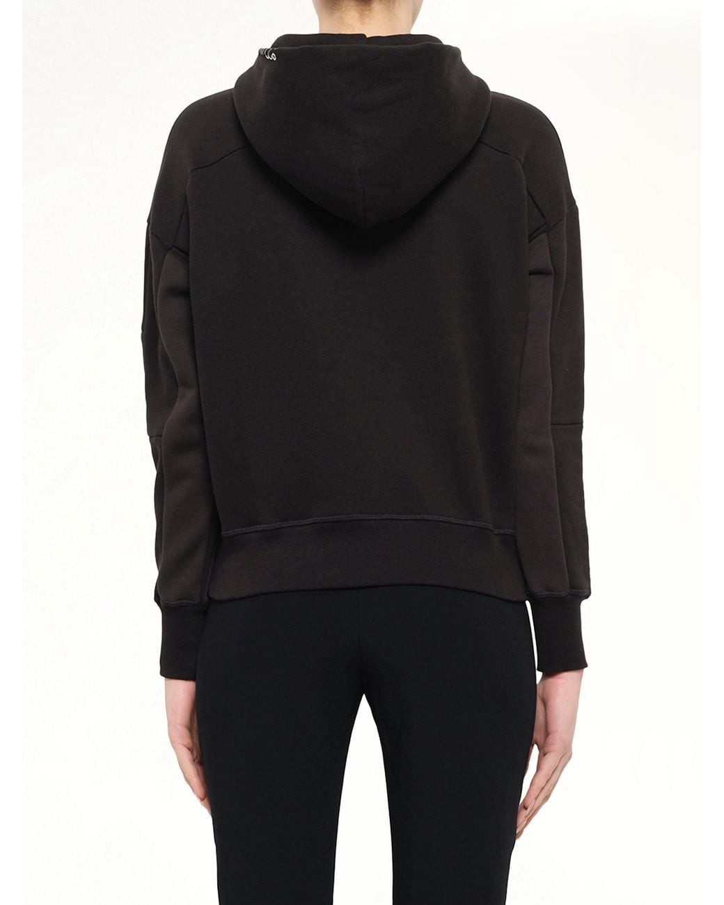 McQueen Black Bird Embroidered Hoodie