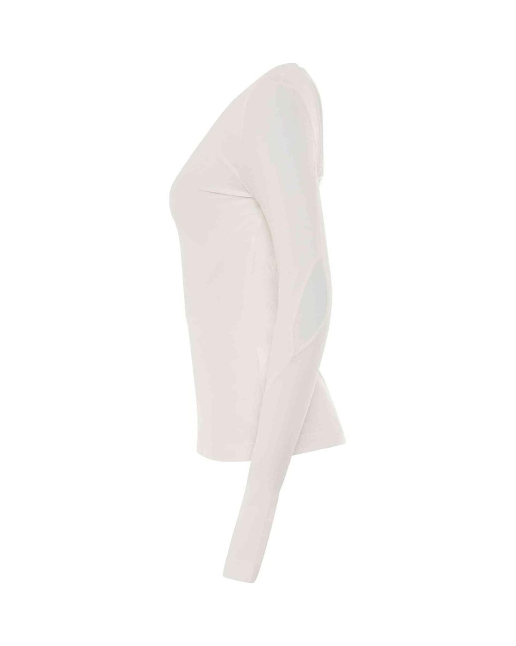 Givenchy White Structured Panel Top