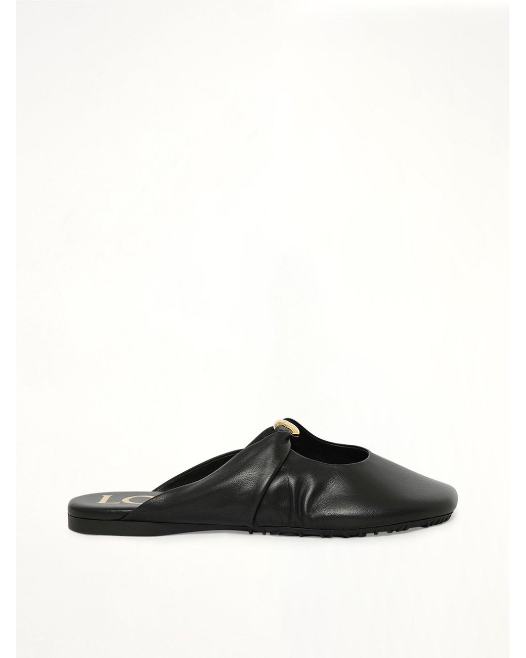 Loewe Black Pebble Soft Mule