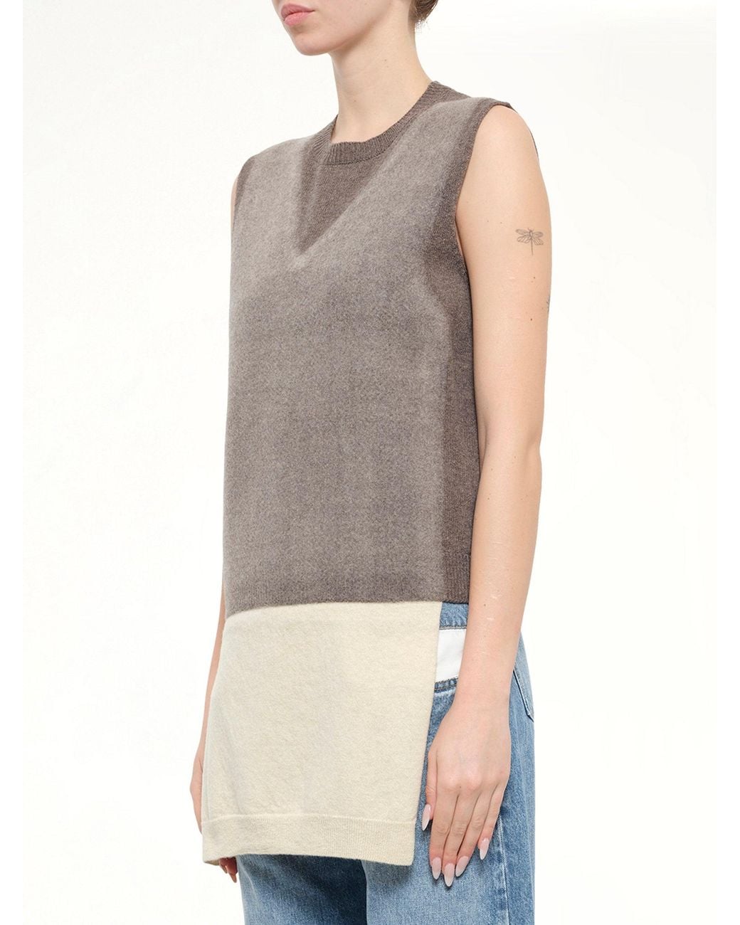Maison Margiela Gray Fuse Knit Vest