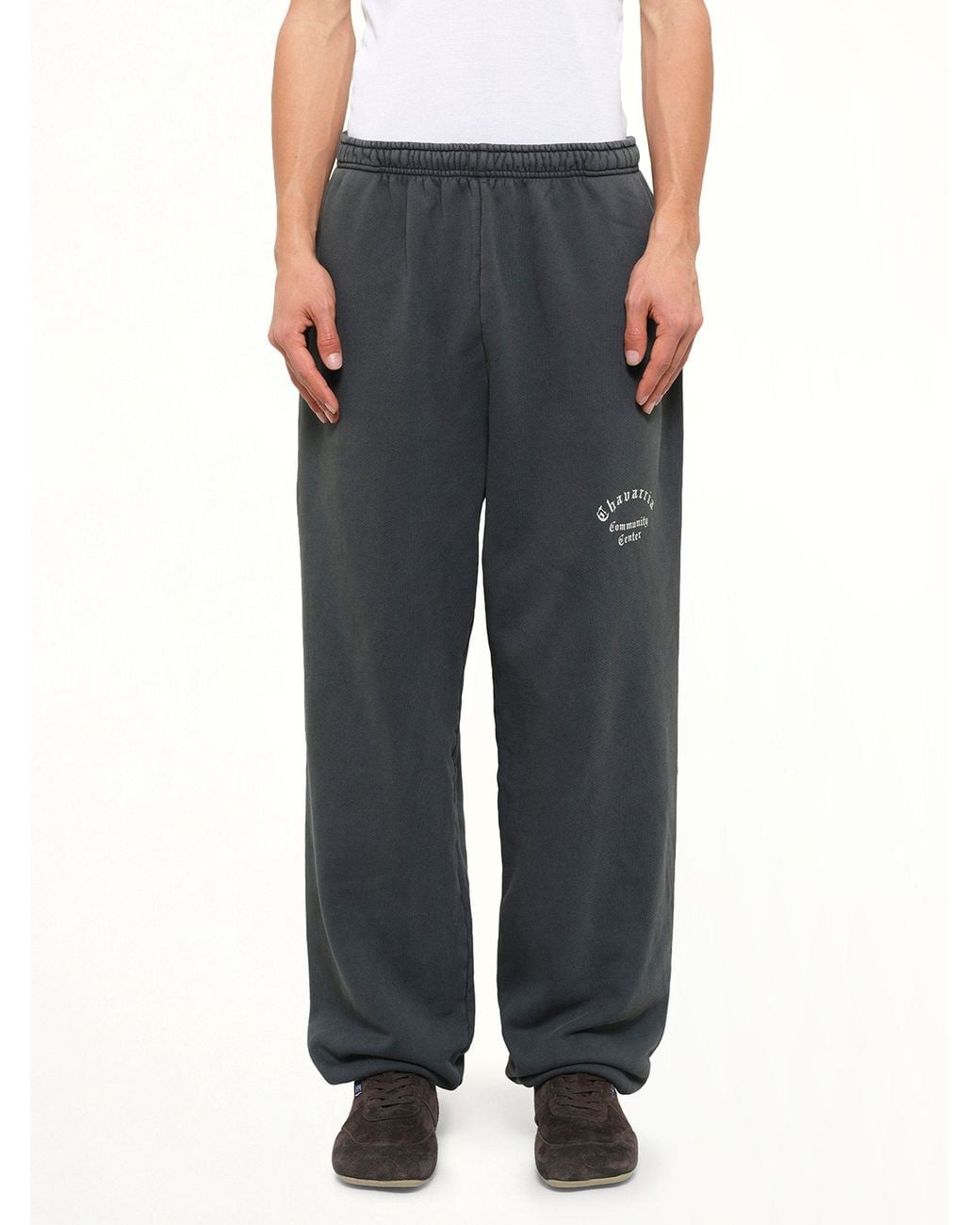 Willy Chavarria Black Chavarria Community Center Buffalo Sweatpant for men