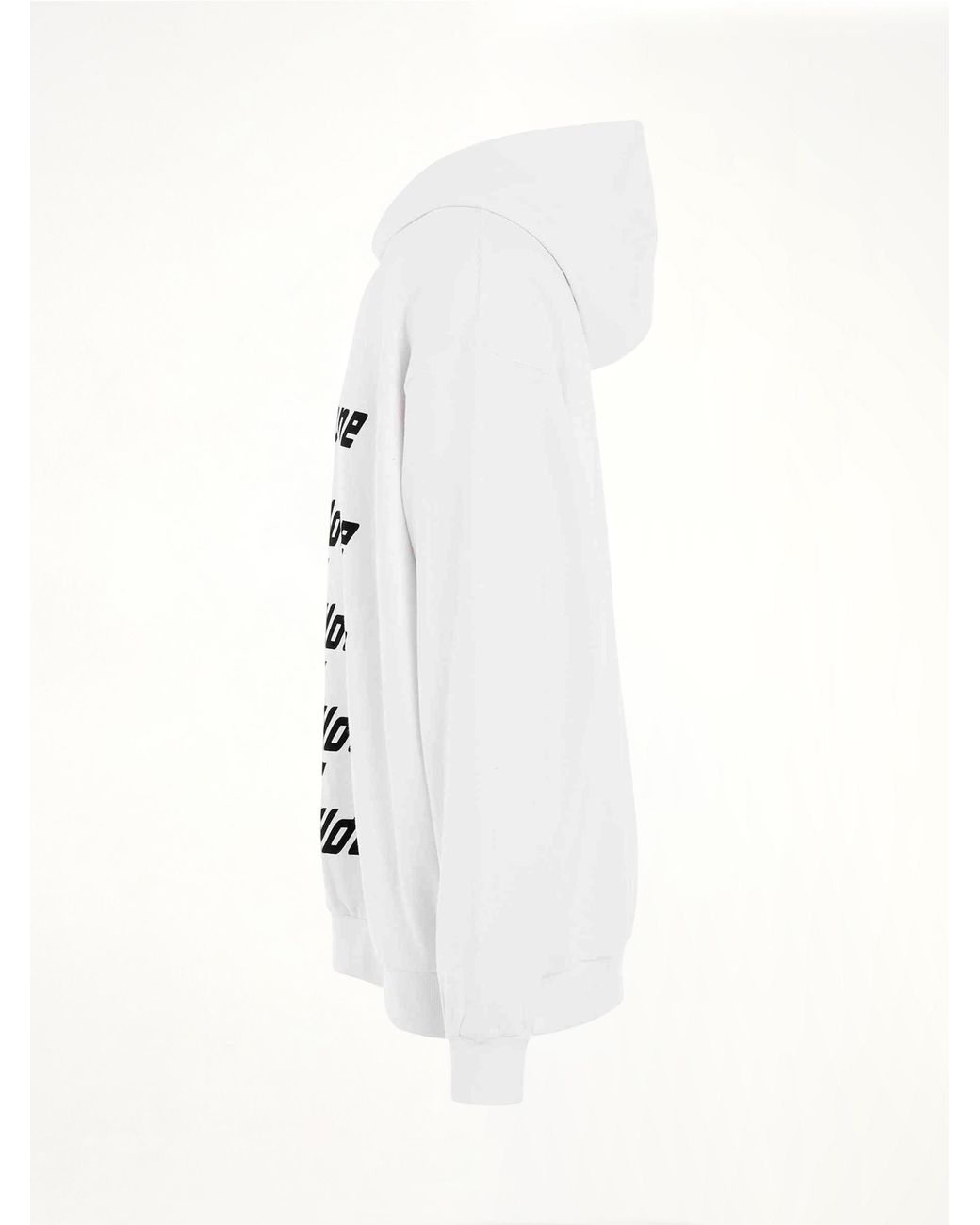 we11done White Multiple Front Logo Hoodie for men