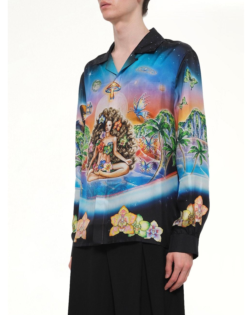 Casablanca Blue Innersense Innocence Ls Shirt for men