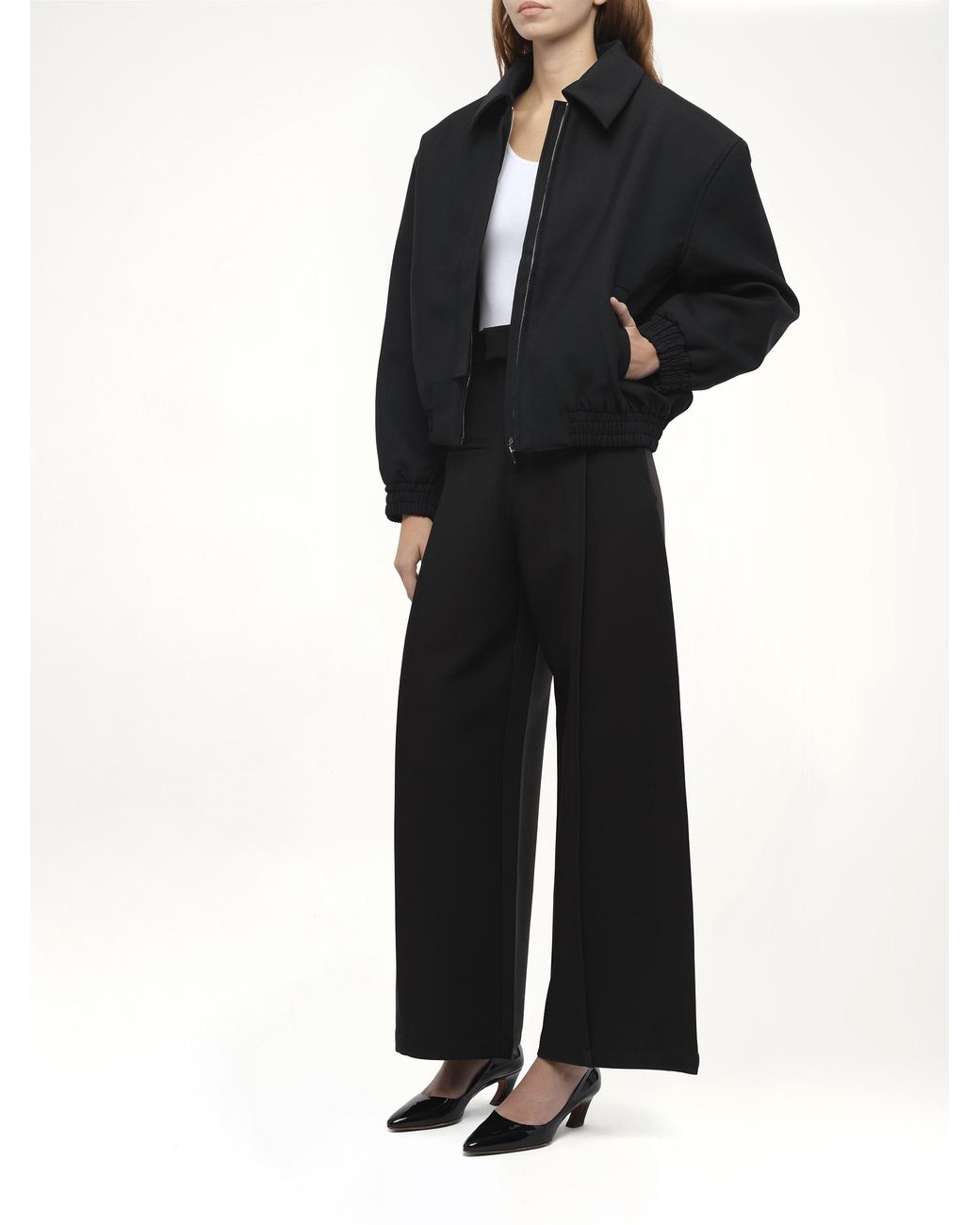 Fax Copy Express Zip Shoulder Jacket, 100% Polyester, Size: Medium