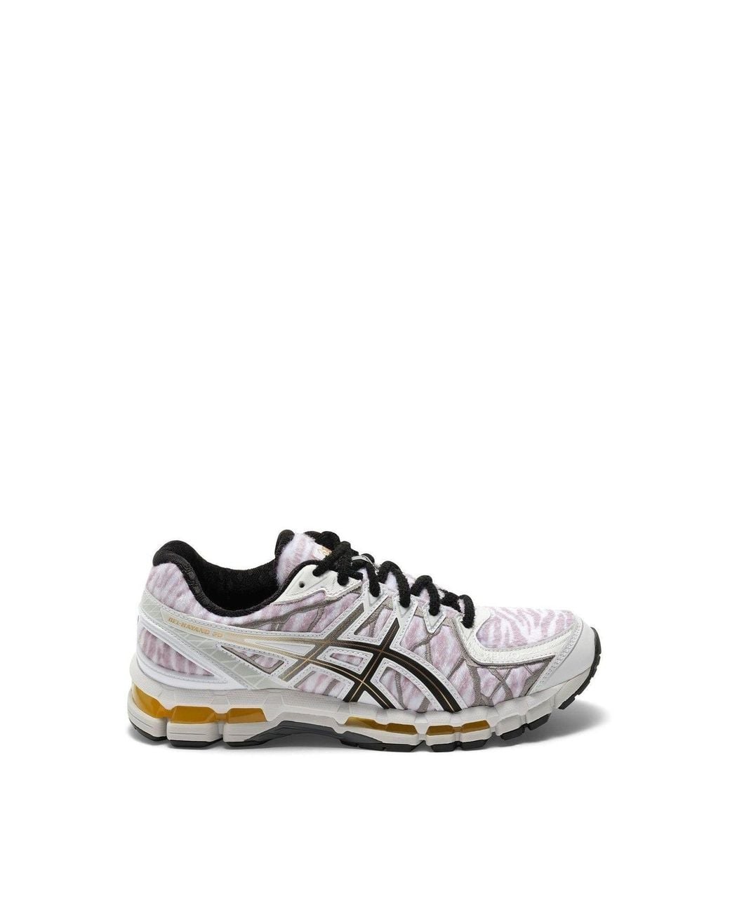KENZO White X Asics Gel Kayano 20 Sneakers, 100% Cow Leather for men