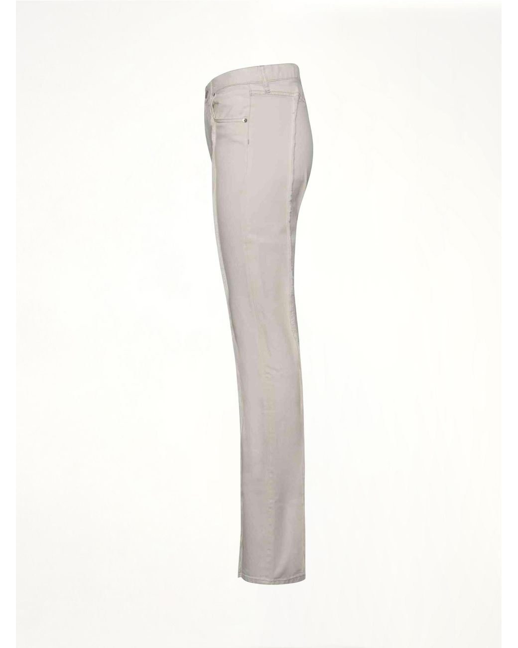 Maison Margiela Gray Frayed Straight Leg Jeans