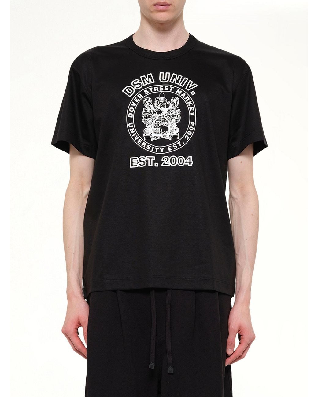 DSM KEI NINOMIYA Black Dsm Univ' T-Shirt for men