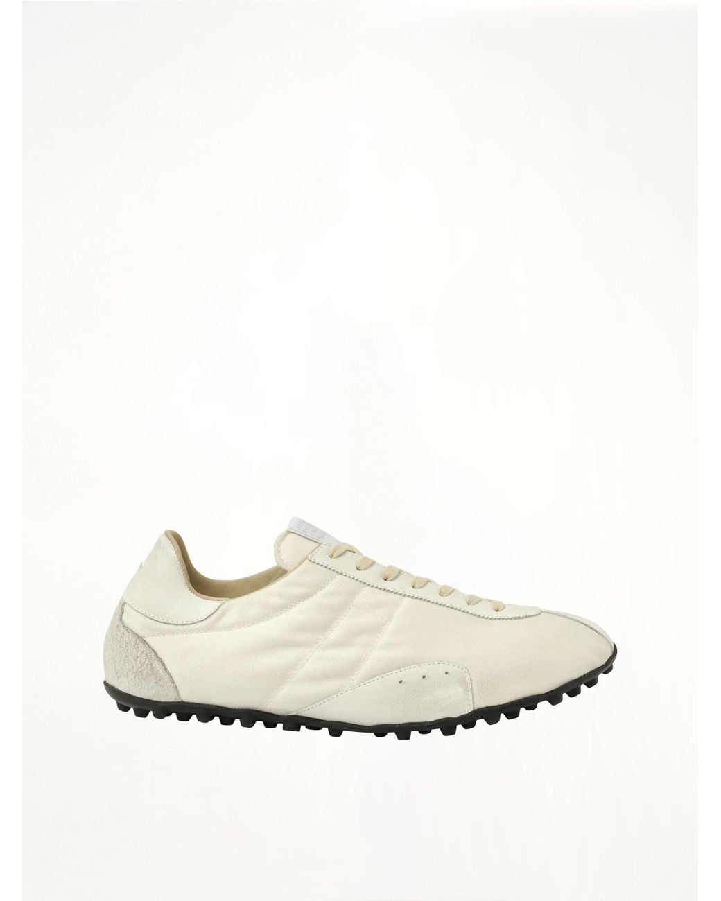 Maison Margiela White Sprinters Low Top Sneakers, 100% Cotton for men