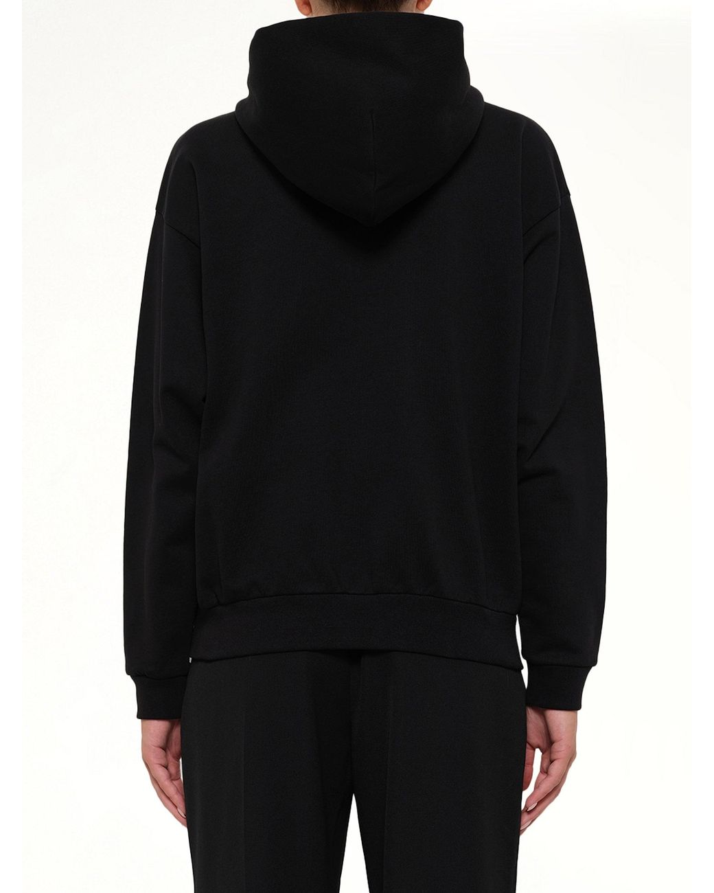 Givenchy Black Embroidered Zip Hoodie