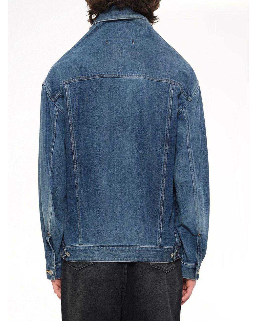 Doublet Blue Head Drop Denim Jacket for men