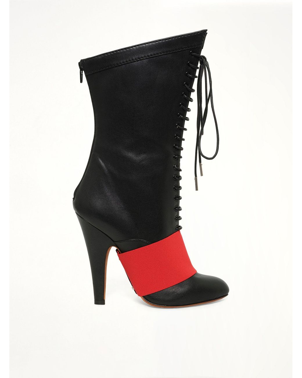 Givenchy Black Corset 12 Elastic Boots