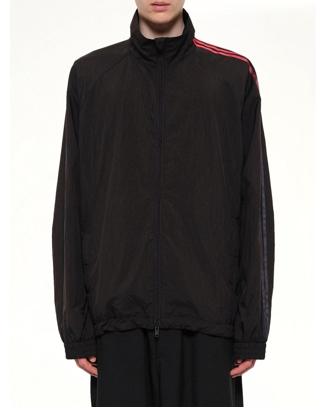 Y-3 Black Gradient 3 Stripes Track Top for men