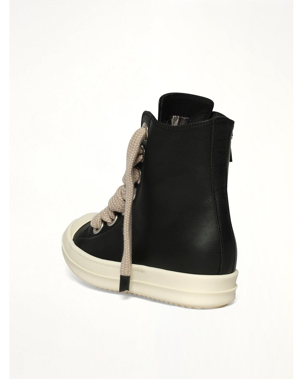 Rick Owens Black Jumbolace Sneaks