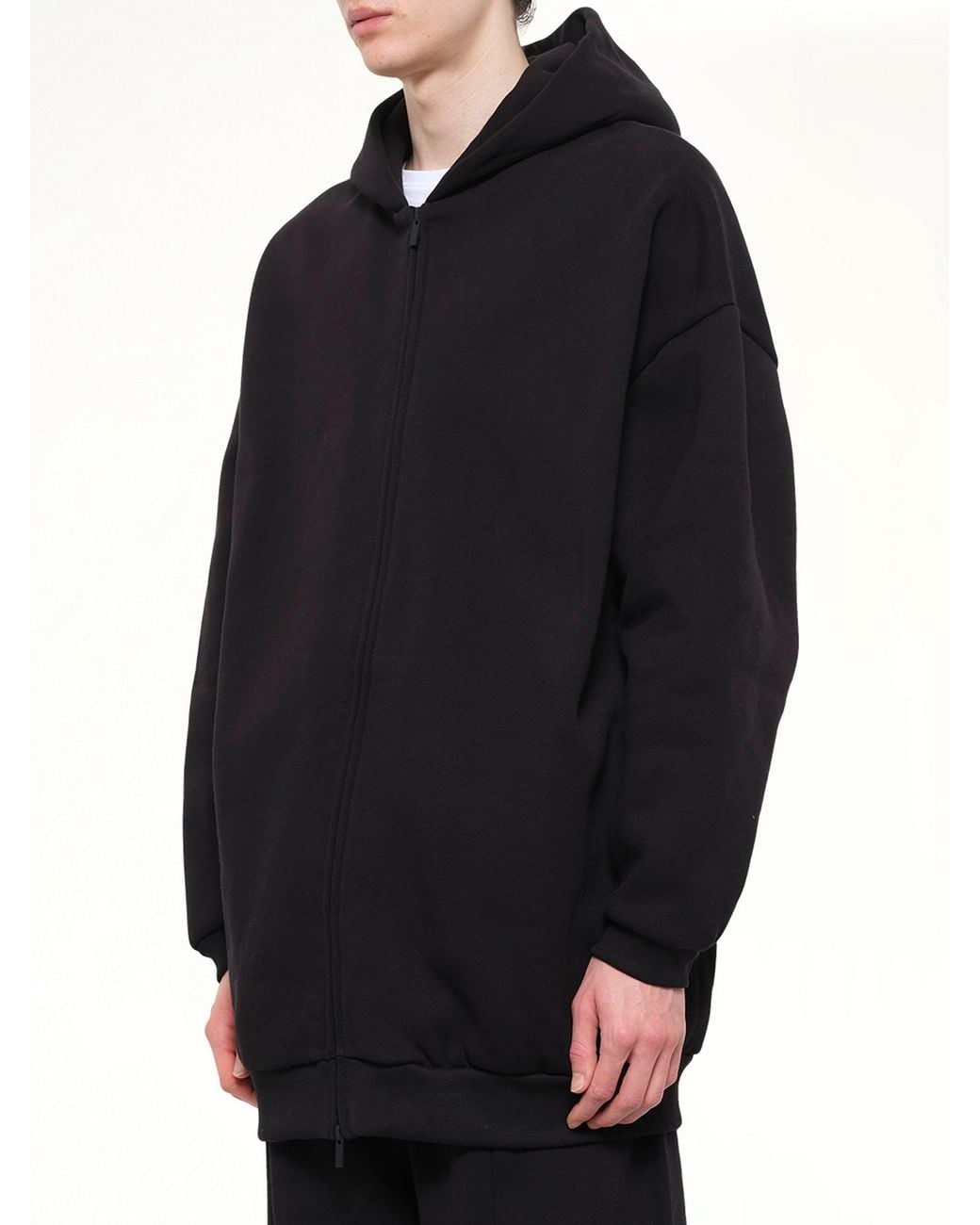 Fear Of God Black Property Lounge Long Zip Hoodie for men