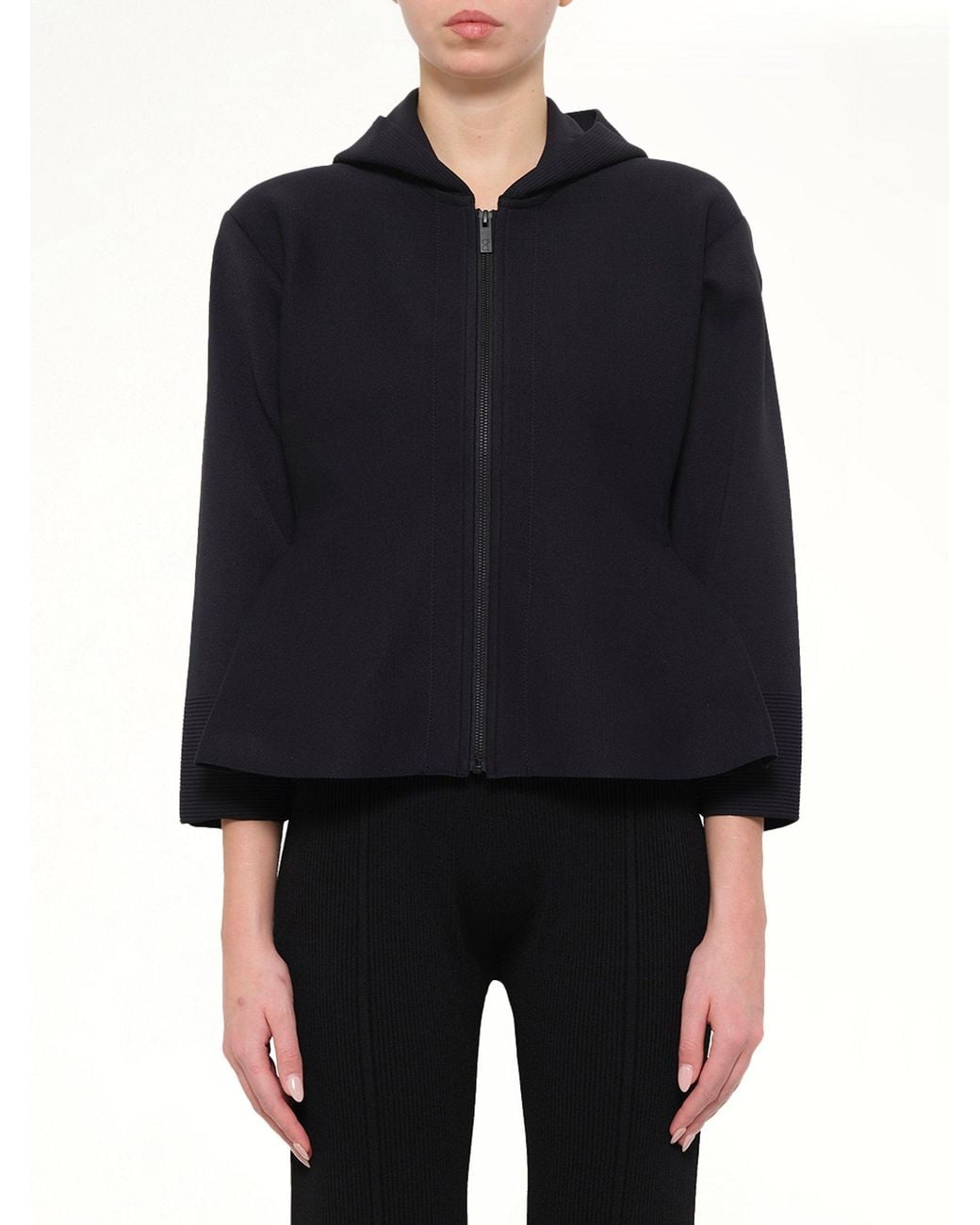 CFCL Blue Milan Hoodie Flare Jacket