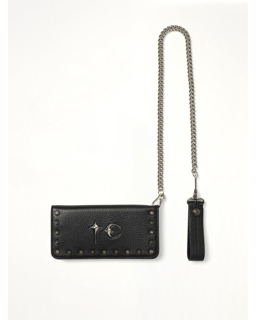 THUG CLUB White Tc Long Wallet for men
