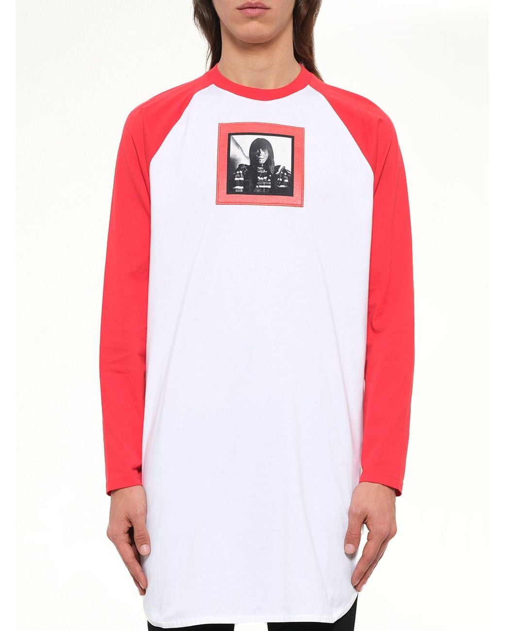 Givenchy Red Podium 3/4 T-Shirt for men