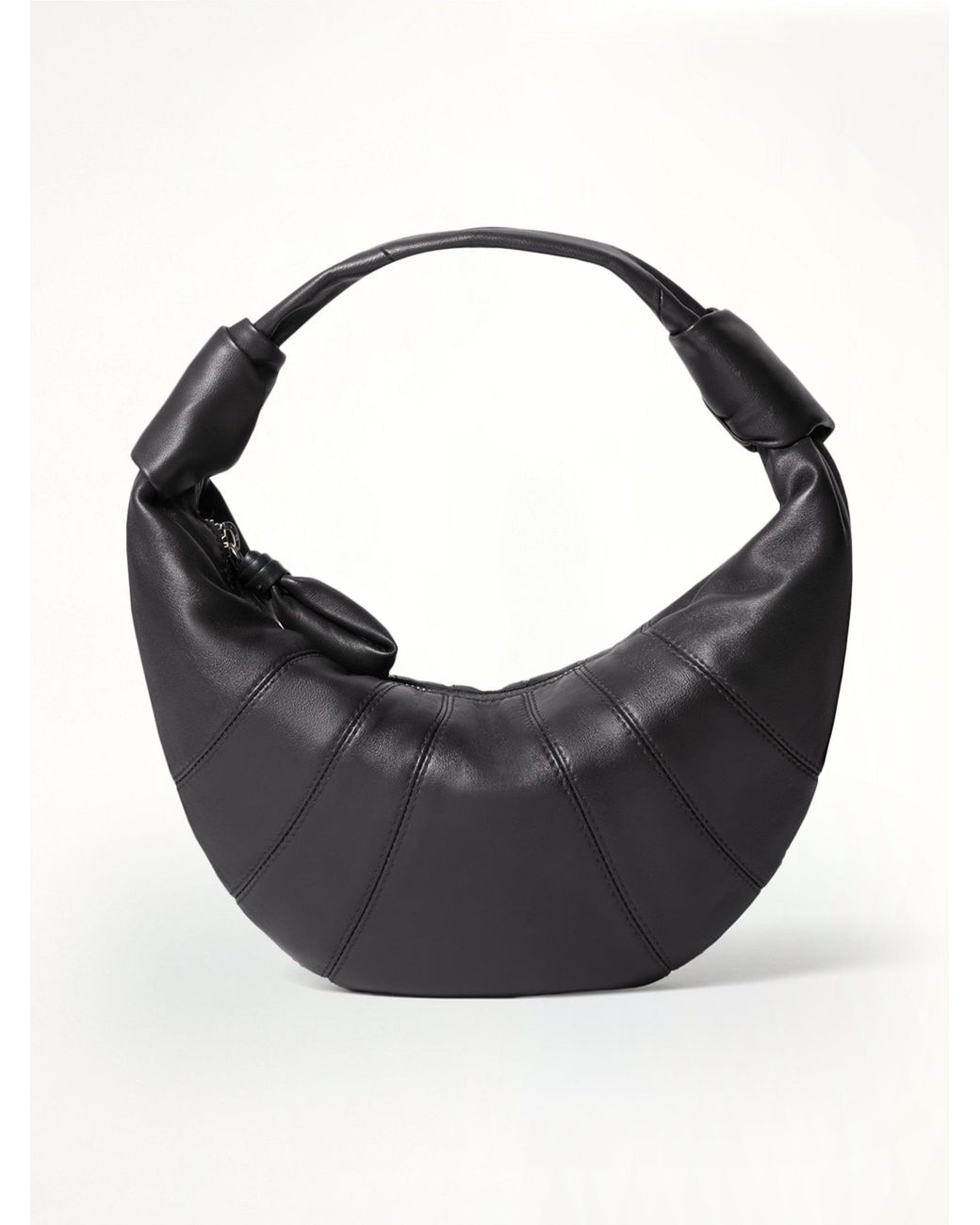 Lemaire Black Mini Fortune Croissant Soft Nappa Leather Bag