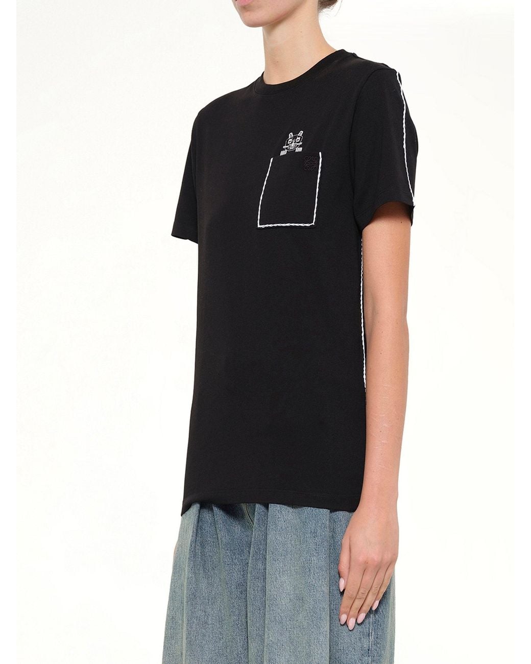 Loewe Black Louis Wain Regular Fit T-Shirt