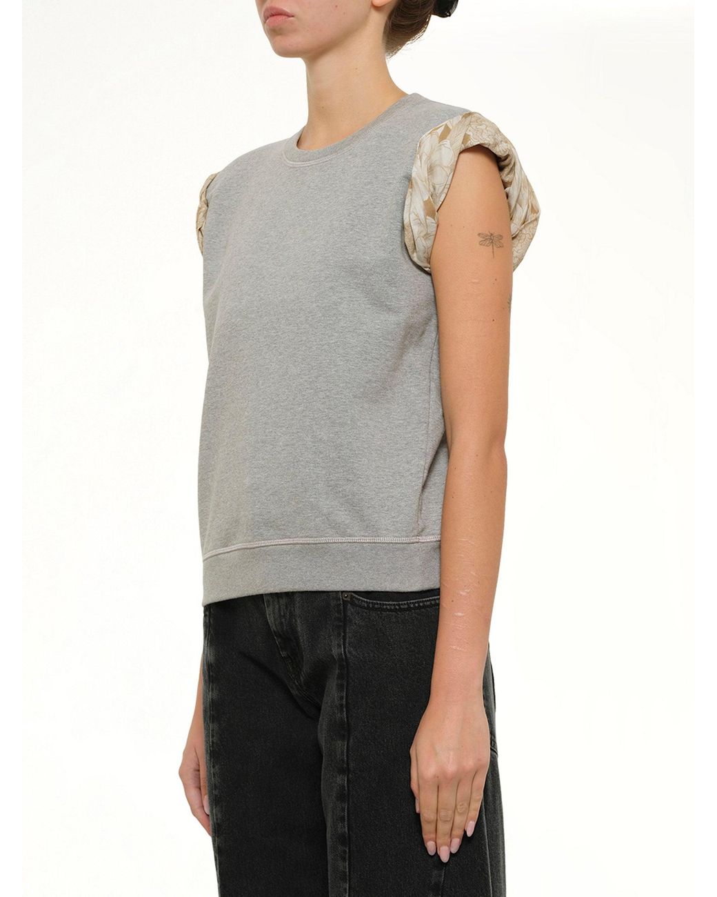 Maison Margiela Gray Exposed Lining Sweatshirt