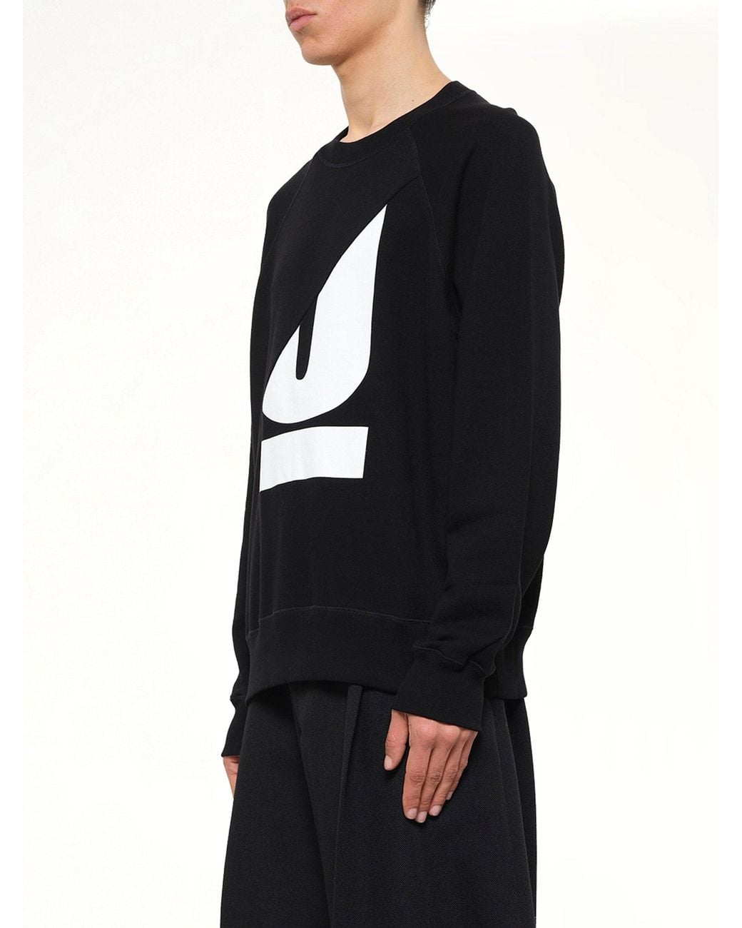Undercover Black Split U Sweatshirt for men