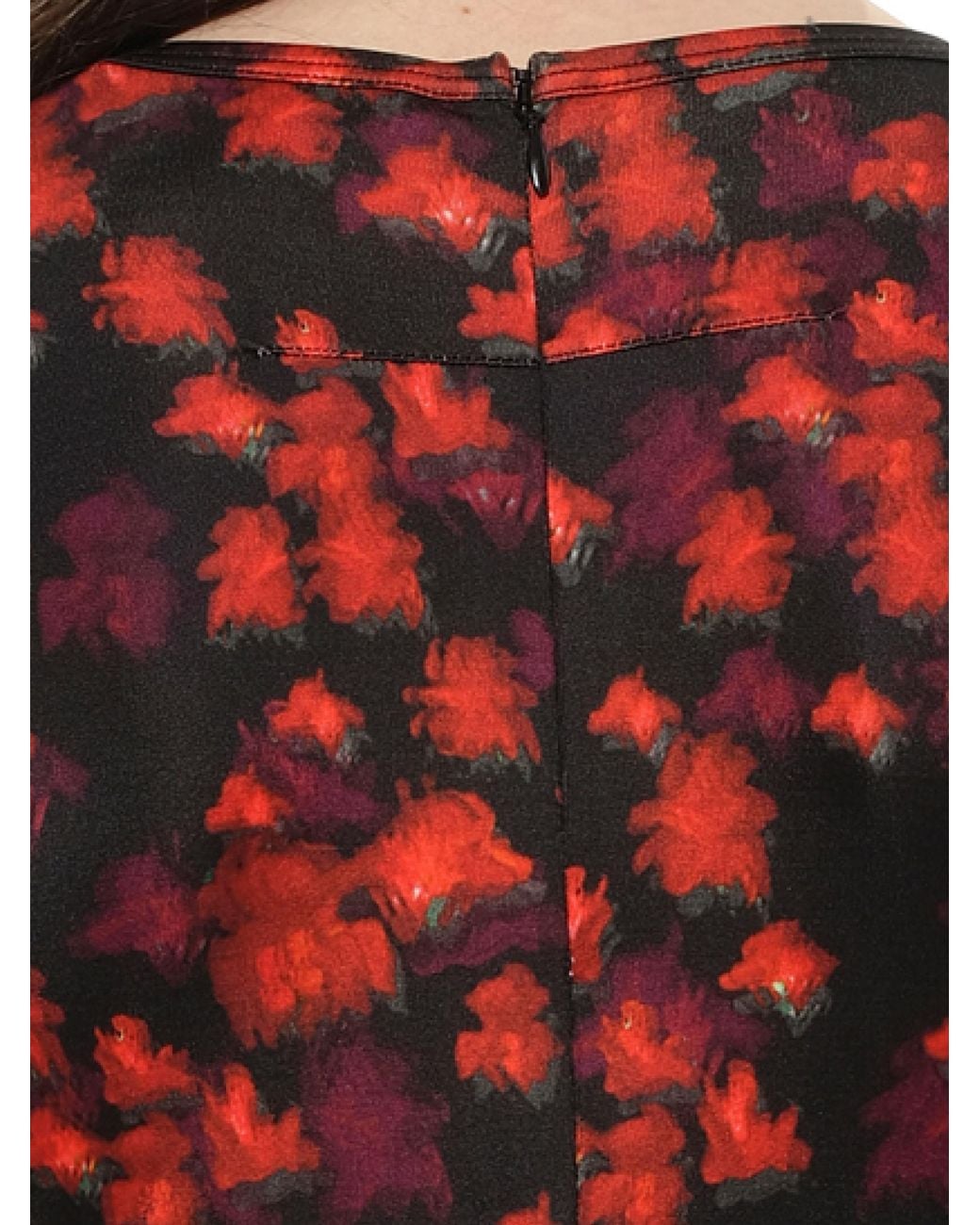 Givenchy Red Flower Print Dress