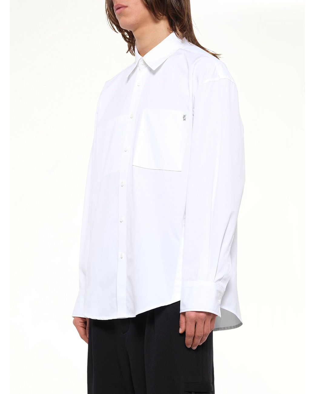 Wooyoungmi White 2 Pocket Ls Shirt for men
