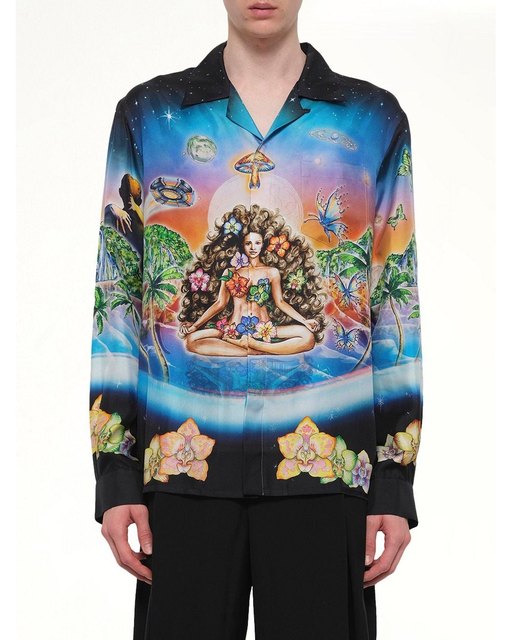 Casablanca Blue Innersense Innocence Ls Shirt for men