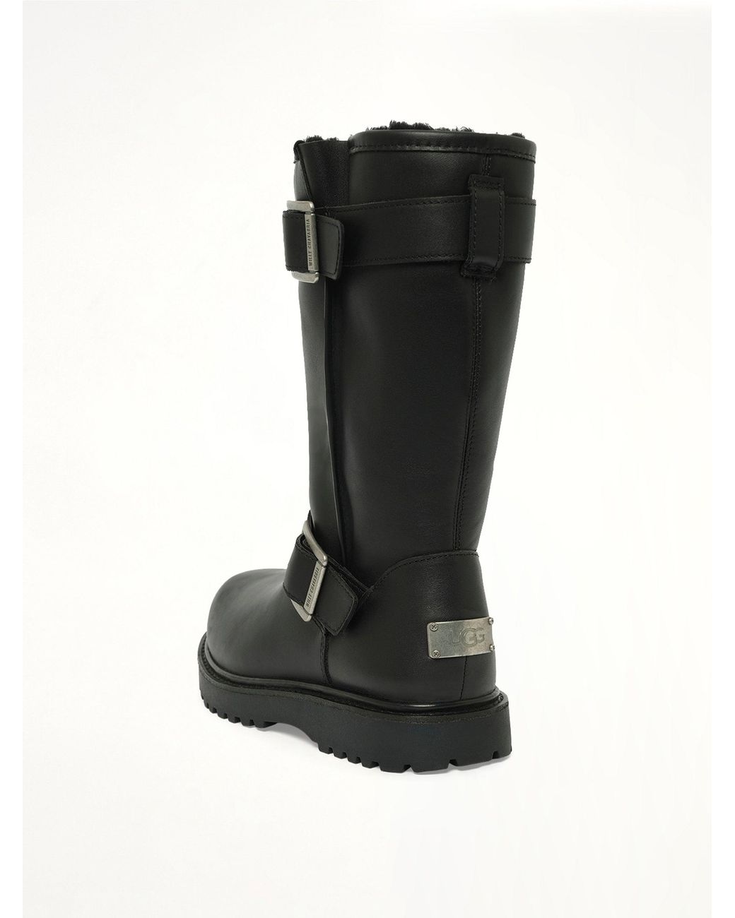 Ugg Black X Willy Chavarria Biker Boots for men