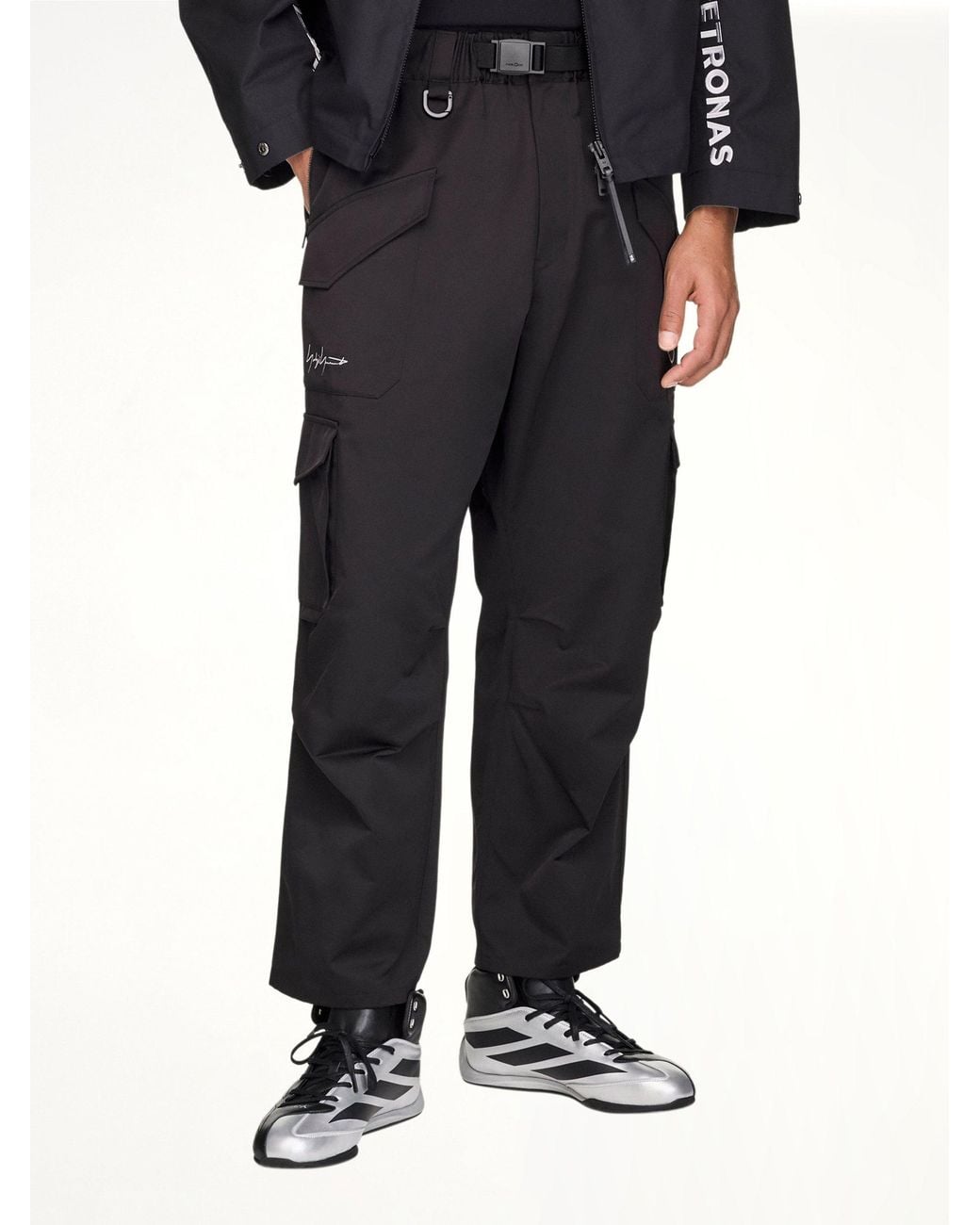 Y-3 Black F1 Cargo Pants for men