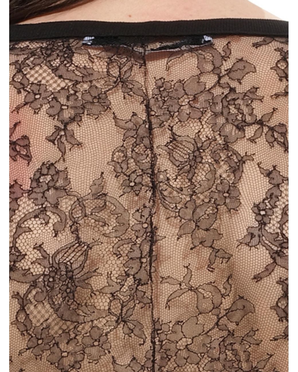 Givenchy Black Sleeveless Sheer Top