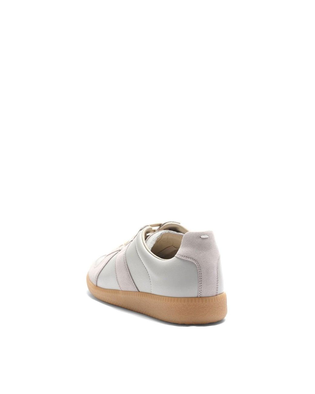 Maison Margiela Replica Leather Sneakers, 100% Cotton in