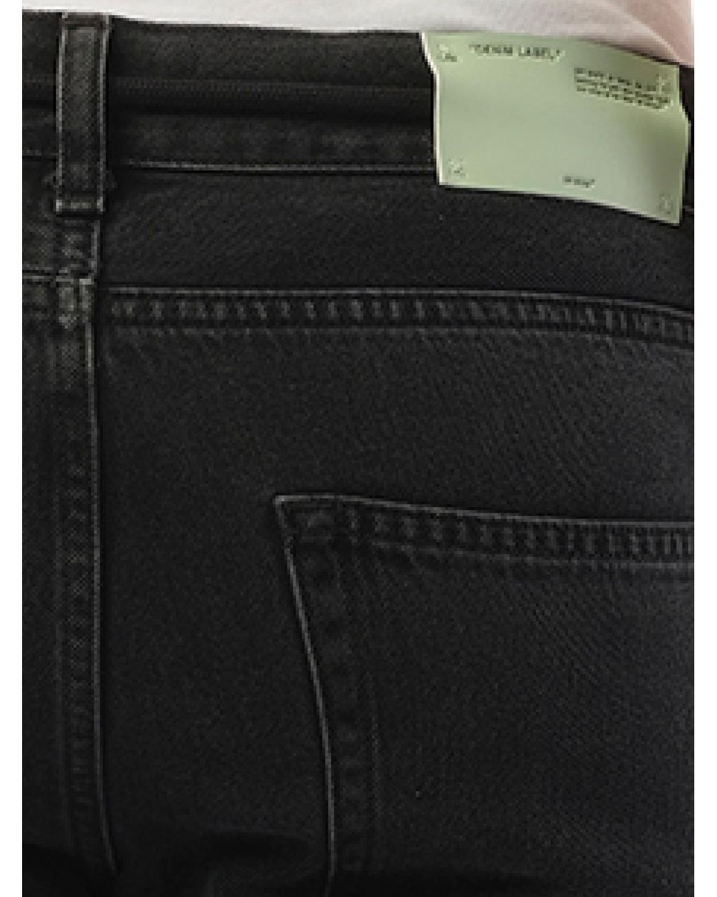 Off-White c/o Virgil Abloh Black Blur Slim Jeans for men