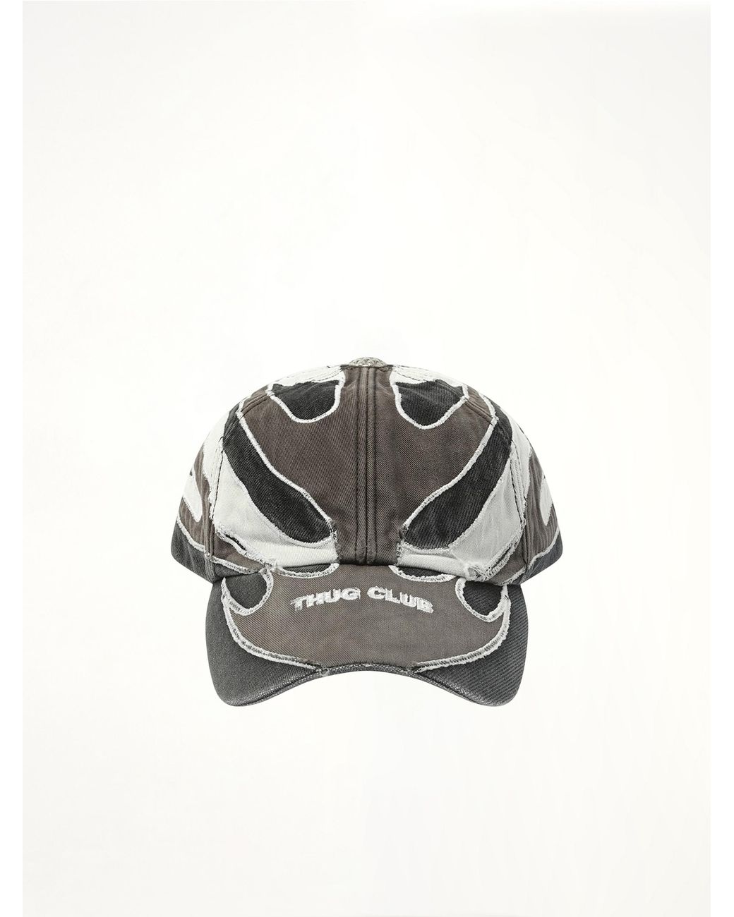 THUG CLUB Gray Chopper Cap for men