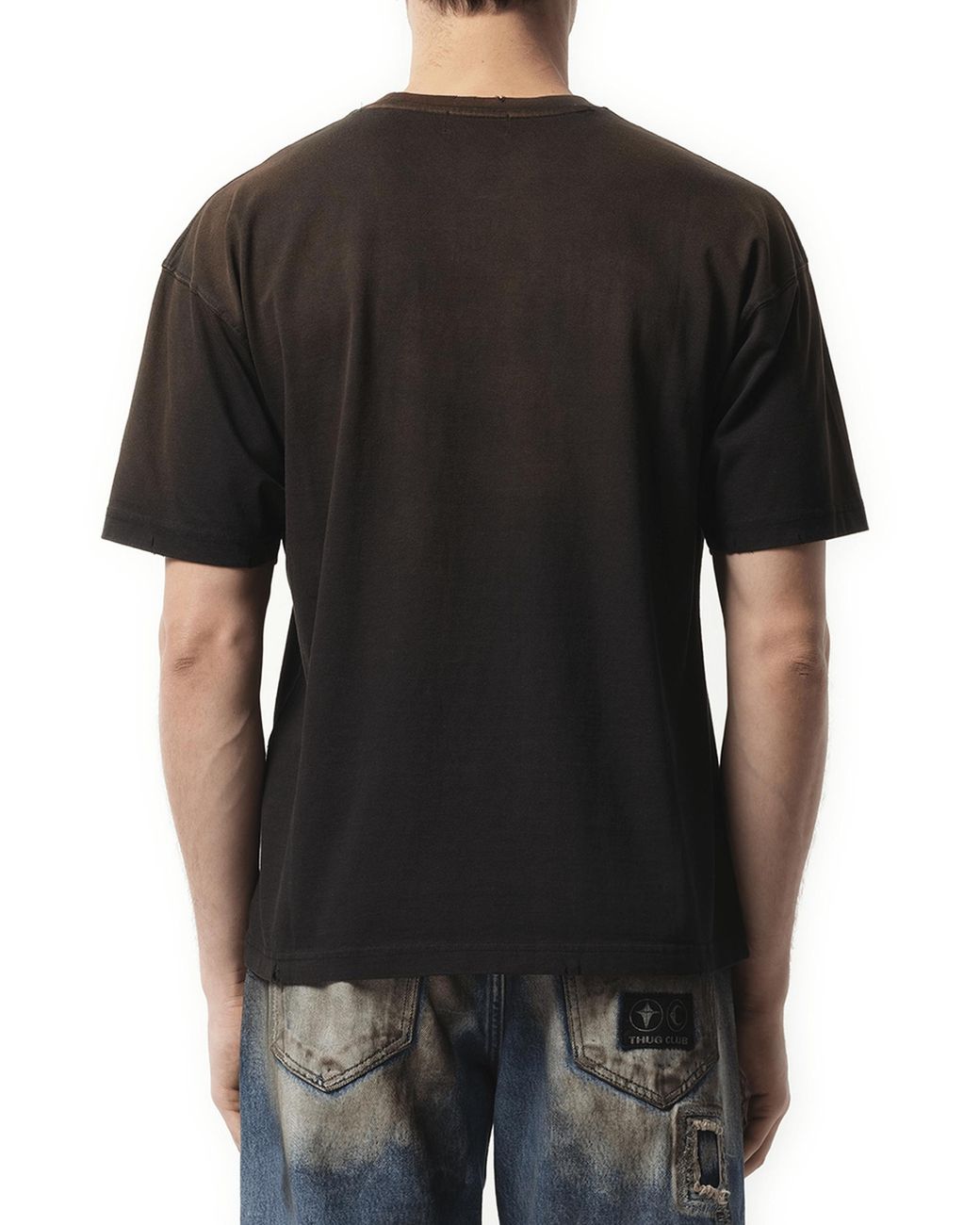 THUG CLUB Survivor Rock T-Shirt, 100% Cotton in Black for