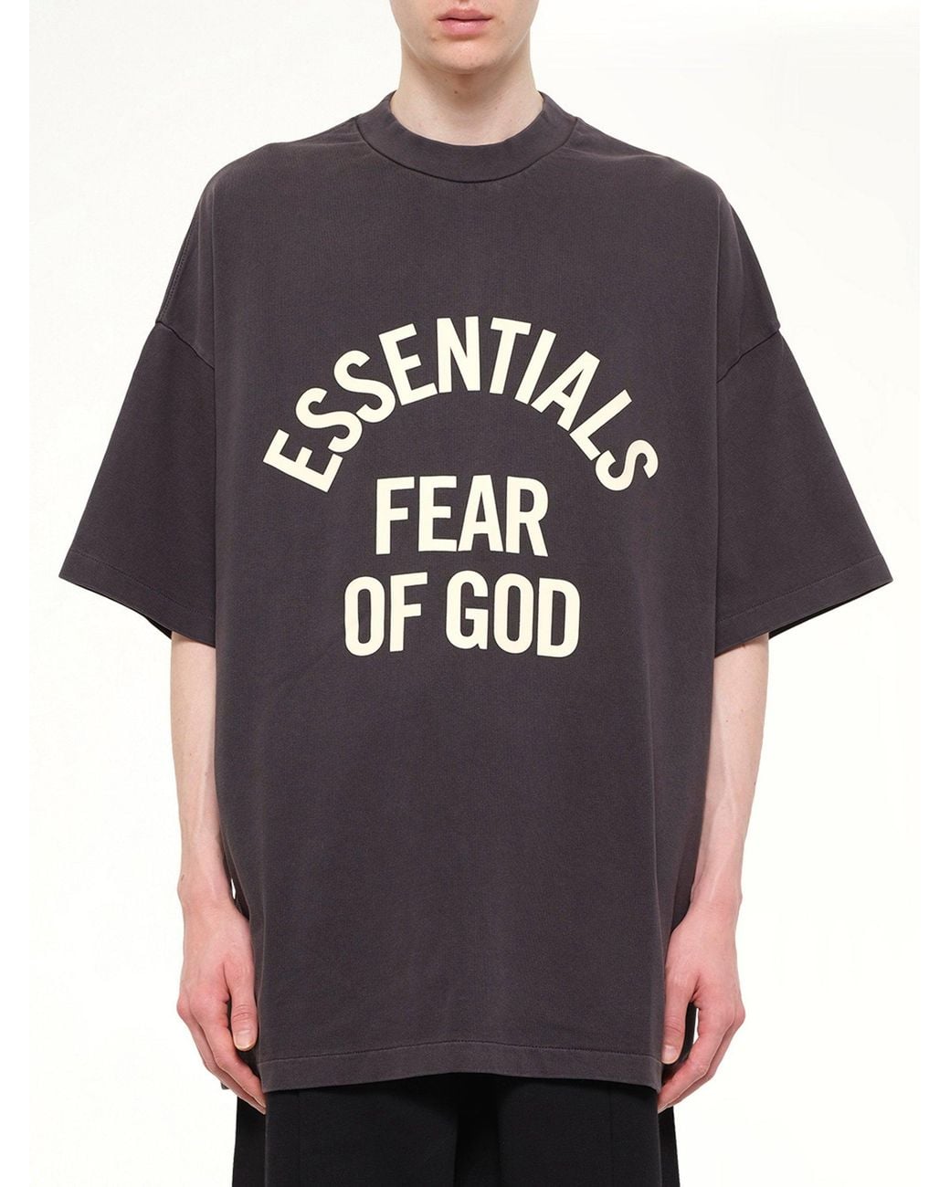 Fear Of God Black Campus 90's Short Sleeve T-Shirt for men