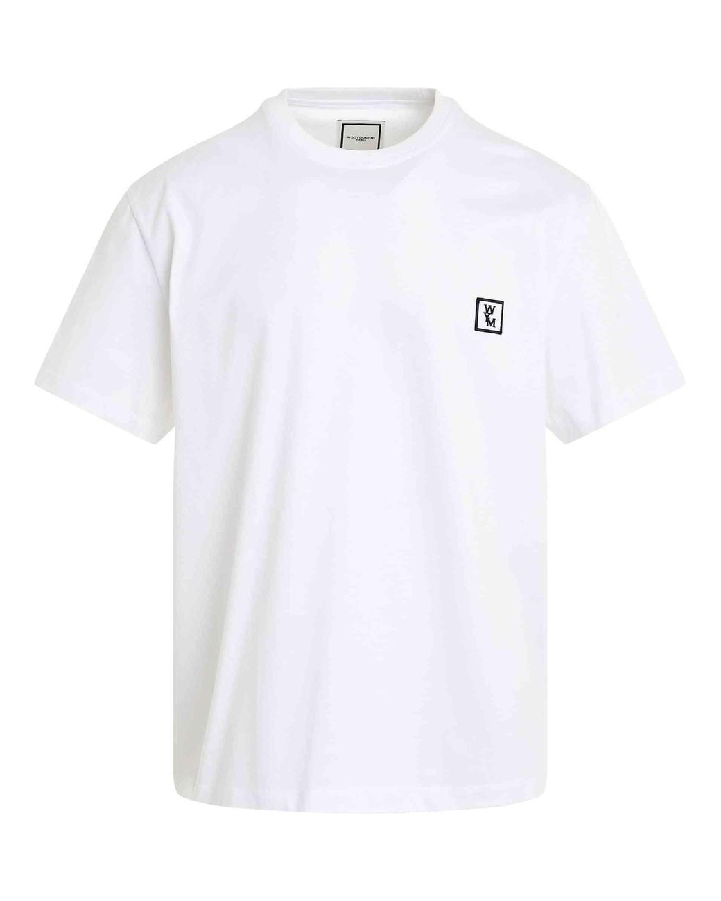 Wooyoungmi White Wym Patch Logo T-Shirt for men