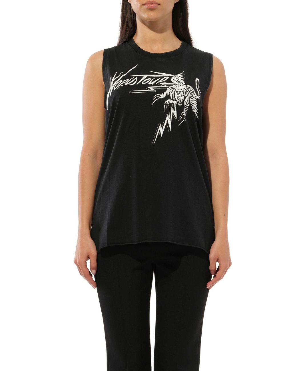 Givenchy Black Podium Sleeveless T-Shirt