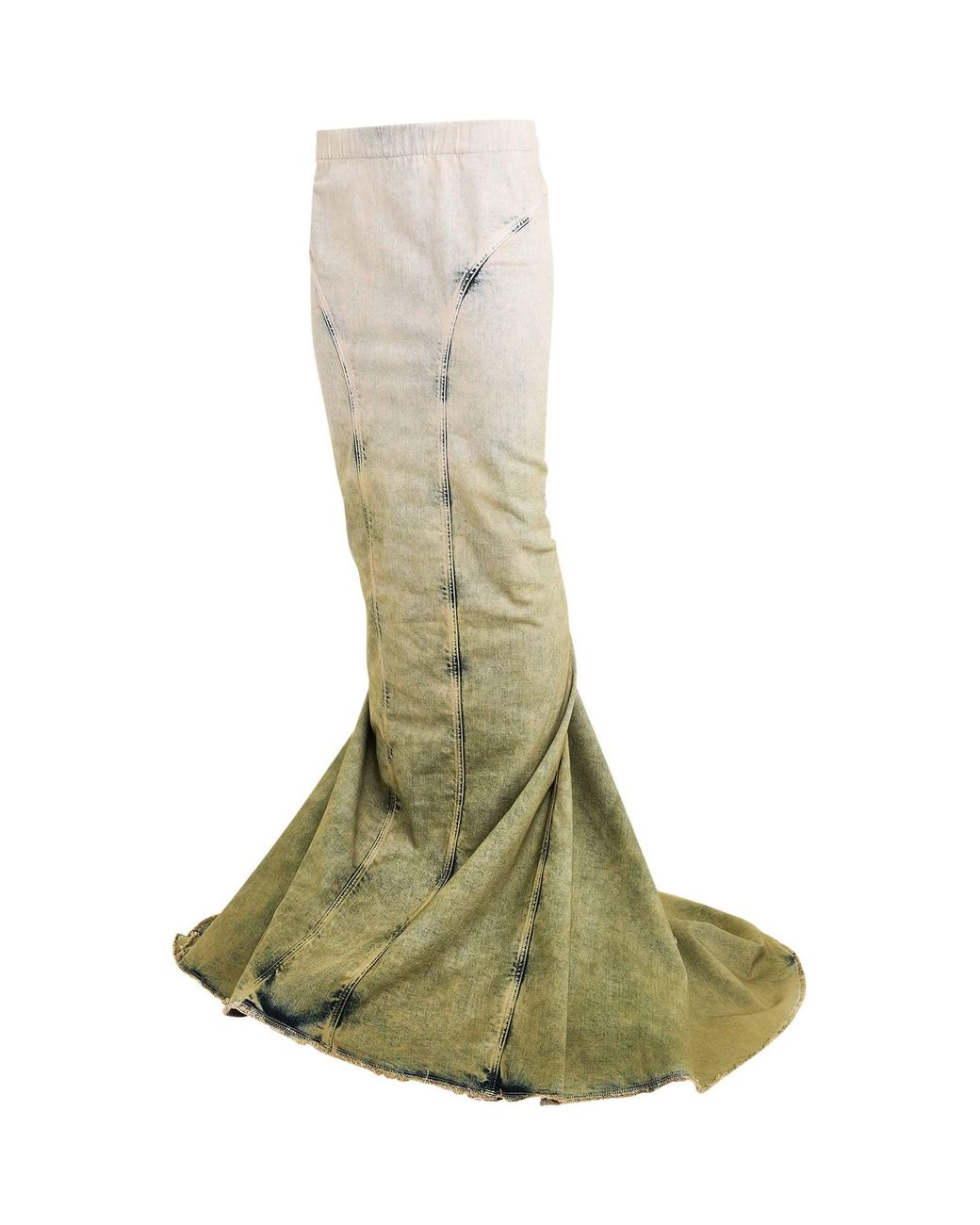 Rick Owens Green Moncler X Al Skirts, 100% Cotton