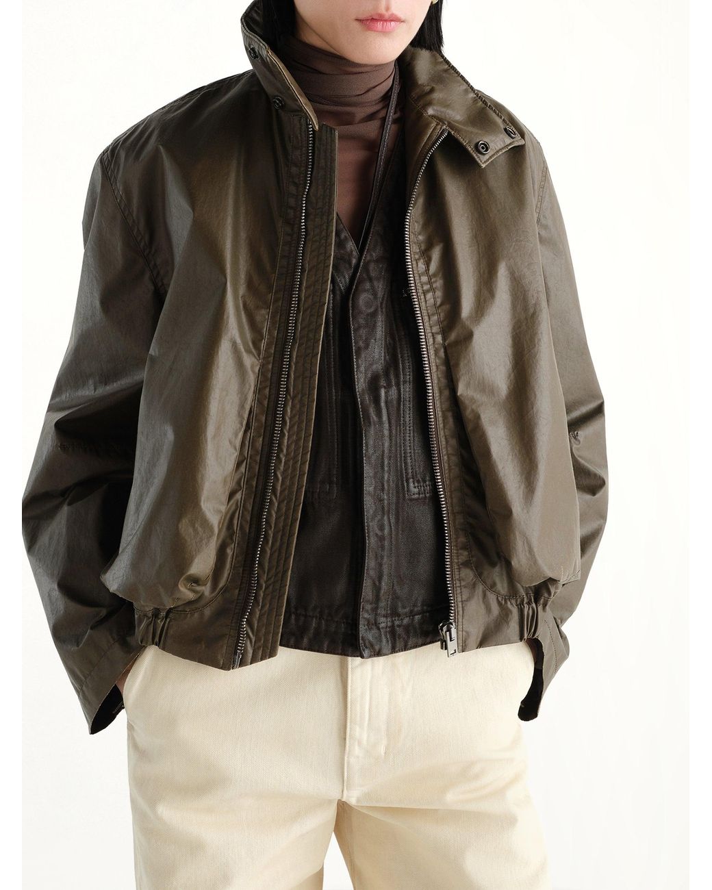 Lemaire Black Zipped Blouson