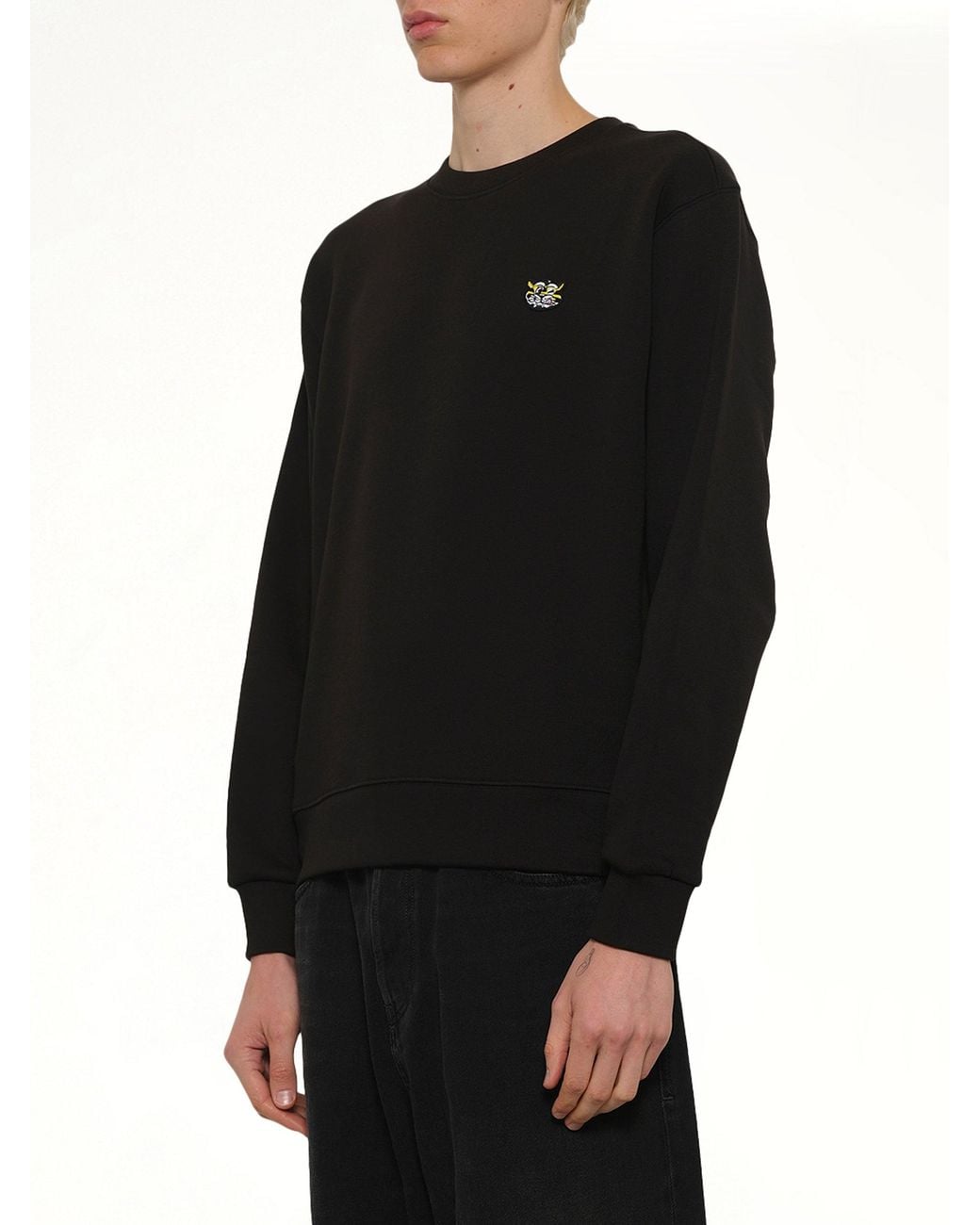 KENZO Black Wild Tiger Classic Sweatshirt for men