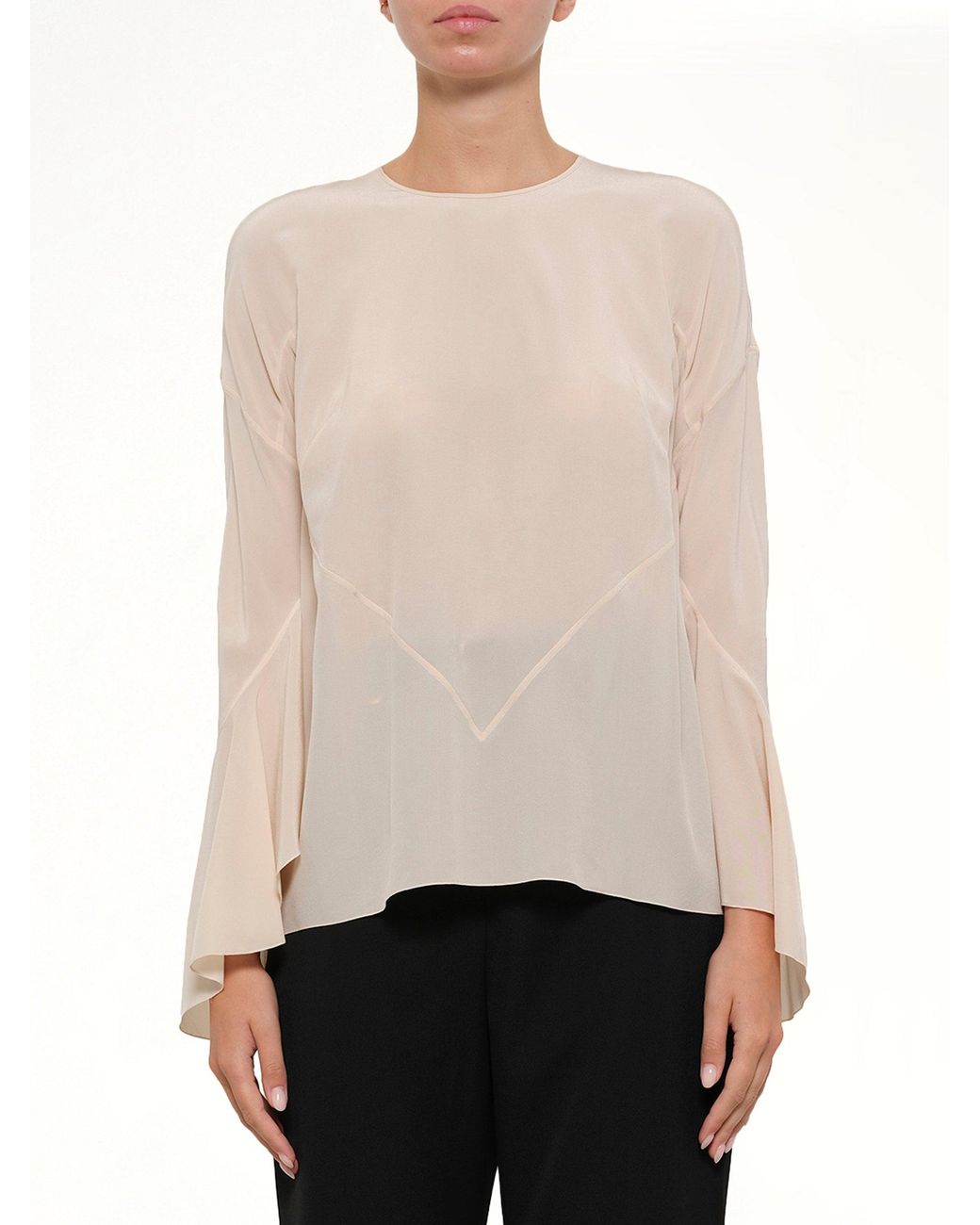 Givenchy White Long Sleeve Top